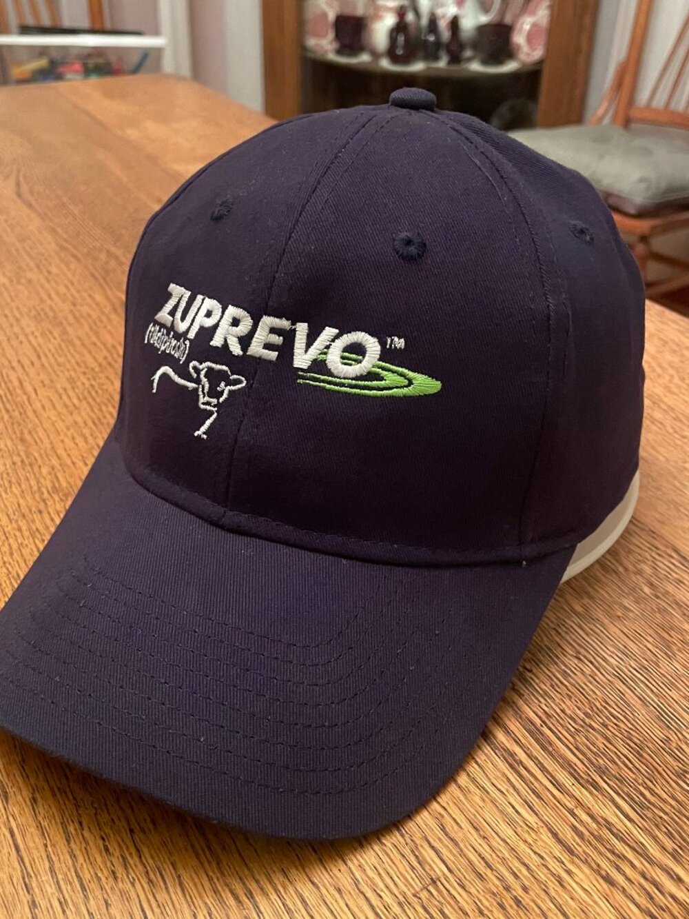 Zuprevo Merck Animal Health Black Hook and Loop Baseball Hat Cap by Otto